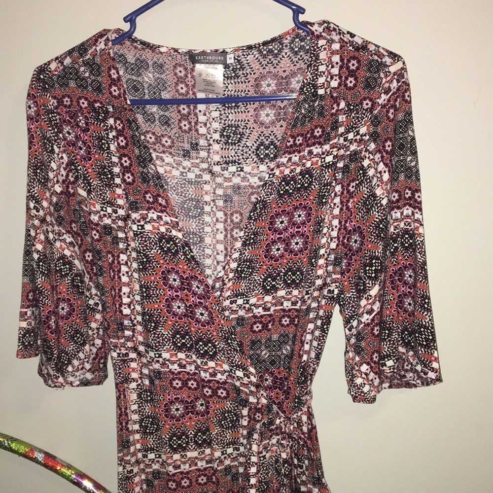 Beautiful wrap dress very flattering